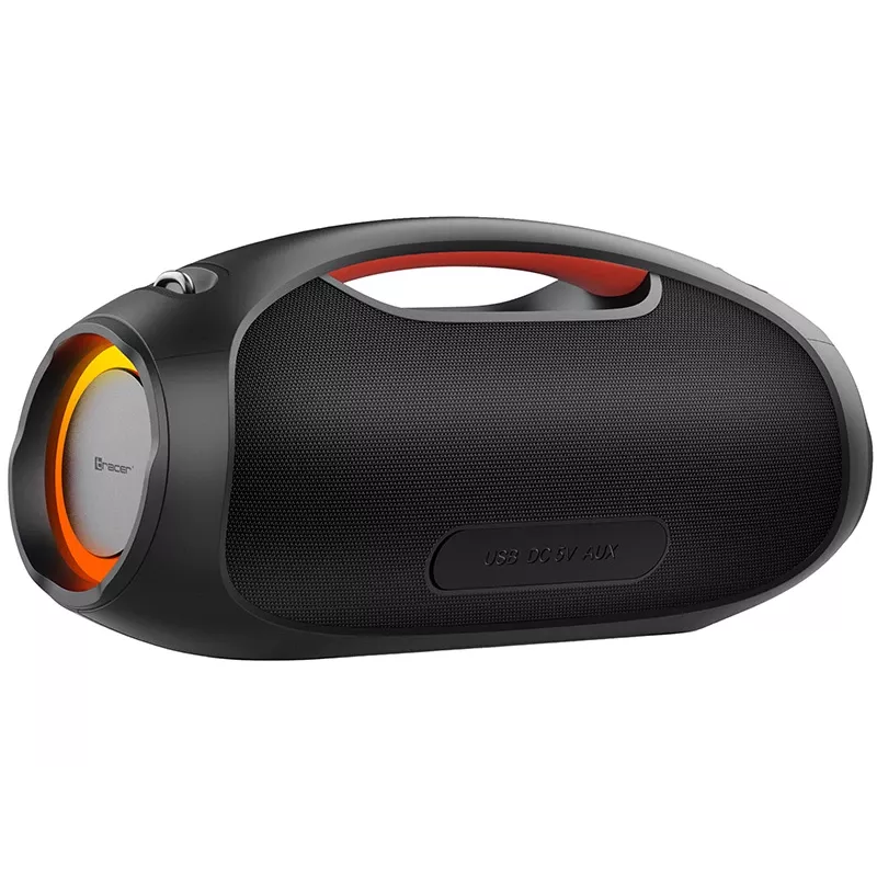 Przenośny głośnik stereo TRACER TRAGLO47226 — bezprzewodowy Bluetooth 5.3, 60 W RMS, 12 h baterii, czarny