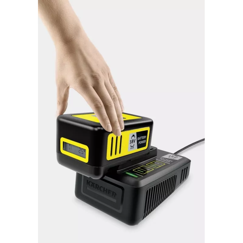 Zestaw bateria i ładowarka Karcher 2.445-063.0, uniwersalna 18V 5000mAh, żółty/czarny