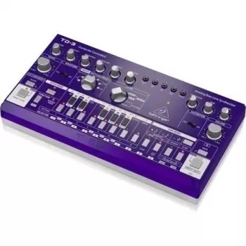 Syntezator basowy Behringer TD-3-GP fioletowy — analogowa linia basowa z wbudowanym sekwencerem
