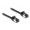 Kabel sieciowy DeLOCK RJ45 Wtyk do wtyku Cat.8.1 0.25 m Czarny