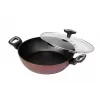 Garnek do zupy JATA TF928 3.6 L Czerwony Aluminium