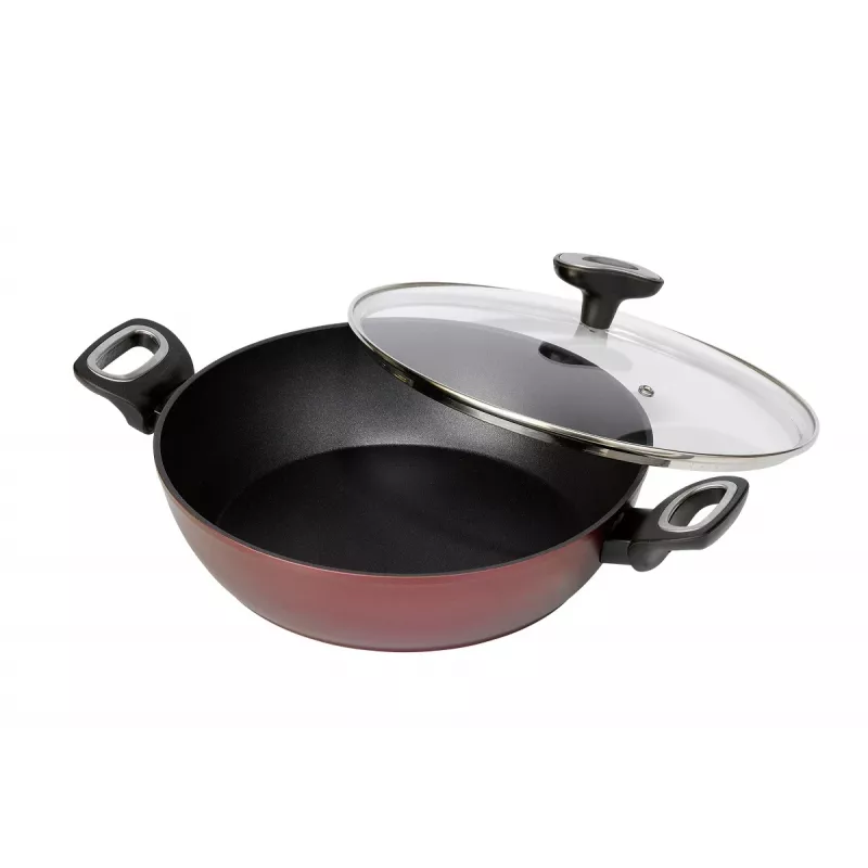 Garnek do zupy JATA TF928 3.6 L Czerwony Aluminium