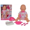 Lalka bobas SIMBA New Baby Born Bobas 105032533 – gumowy korpus, rozmiar noworodka