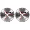 Zestaw diamentowych tarcz tnących do szlifierek kątowych EINHELL 230×22,23×1,8 mm, krawędź turbo, 2 sztuki