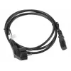 Kabel zasilający LANBERG CA-C13C-11CC-0018-BK — 1.8 m, złącze C13 do CEE7/7, kątowe C13