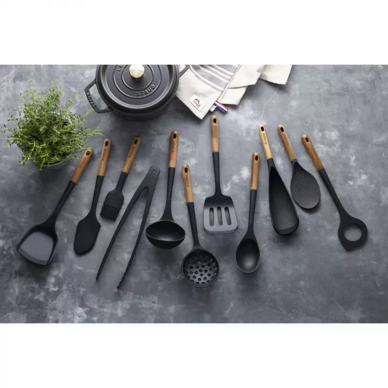 Staub Łyżka - 31 cm, brązowo-czarna