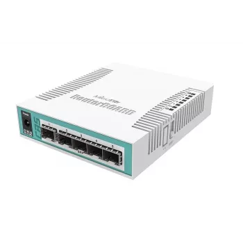 Mikrotik CRS106-1C-5S przełącznik sieciowy Gigabit Ethernet (10/100/1000) Power over Ethernet (PoE) Biały