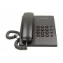 Telefon przewodowy Panasonic KX-TS500 czarny z identyfikacją rozmówcy i zestawem głośnomówiącym
