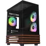 Mikro obudowa PC Thermaltake View 170 WS ARGB — Obudowa Micro, czarna, obsługa zasilacza PS2, 2x wentylator boczny 120 mm + 1x wentylator tylny 120 mm, dysk HDD 2,5/3,5 cala