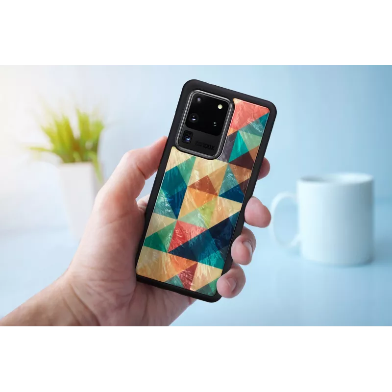 Etui ochronne iKins do Samsung Galaxy S20 Ultra, mozaikowa czerń