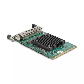 DeLOCK 88300 OCP 3.0 karta sieciowa, 4 x RJ45 Gigabit LAN