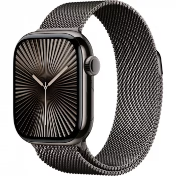 APPLE Watch Series 10 GPS + Cellular 42 mm koperta z tytanu w kolorze łupkowym z pętelką Milanese w kolorze łupkowym
