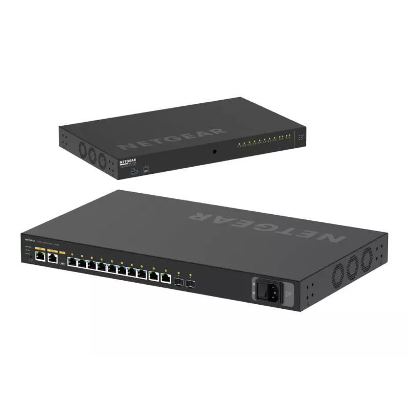 NETGEAR M4250-10G2XF-PoE++ Zarządzany przełącznik L2/L3 Gigabit Ethernet (10/100/1000) Power over Ethernet (PoE) 1U Czarny