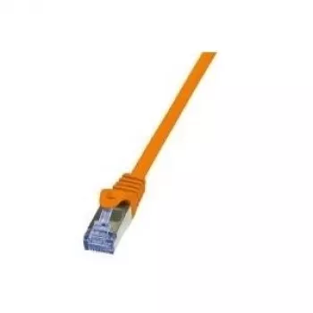 Kabel sieciowy LogiLink 1m RJ-45 Cat6A Pomarańczowy S/FTP