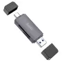 Czytnik kart HOCO HB45 2-slot SD/TF z USB-A i USB-C