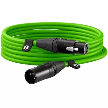 Premium XLR-kabel XLR6M-G zielony (Jasnozielony, 6 metrów)