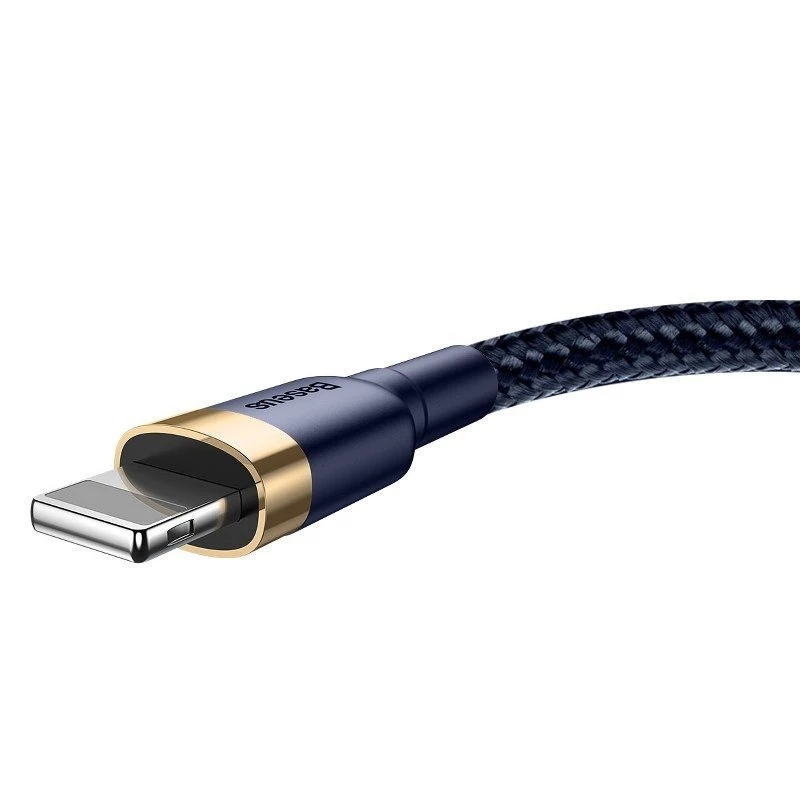 Kabel Lightning Baseus CALKLF-CV3 2m Niebieski Złoty
