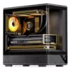 Obudowa komputerowa Jonsbo D200 midi-tower mATX szkło hartowane mini wyświetlacz temperatury czarna