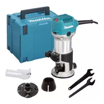 Makita RT0702CJ frezarka górnowrzecionowa Czarny, Niebieski, stal nierdzewna 34000 RPM 710 W