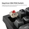 Mechaniczna klawiatura Keychron Q3 Ultra 8K — 80% QWERTY, przewodowa i Bluetooth, RGB, czarna