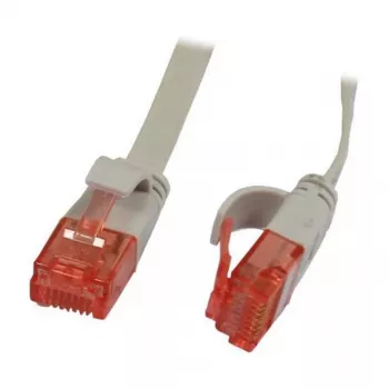Kabel krosowy RJ45 - CAT6 250 MHz - 7,5 m szary - UTP (U/UTP) - PVC - płaski - Synergy 21 -