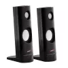 2-drożny przewodowy głośnik PC Audiocore AC860, 2.0 kanałów, 4 W RMS, zasilanie USB, wejście 3,5 mm, czarny