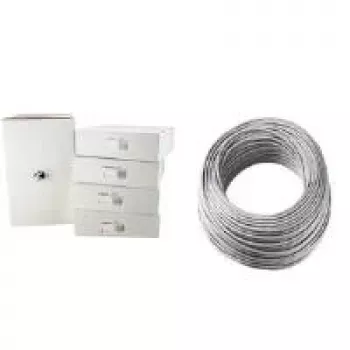 LogiLink Kabel instalacyjny, Cat. 5e, F/UTP, 305 m, Szary 4 x 2 AWG 24/1, ekranowany folią, PVC, w pudełku (CPV003)