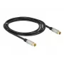 Kabel koncentryczny RG-6/U DeLOCK 88946 2m IEC Czarny