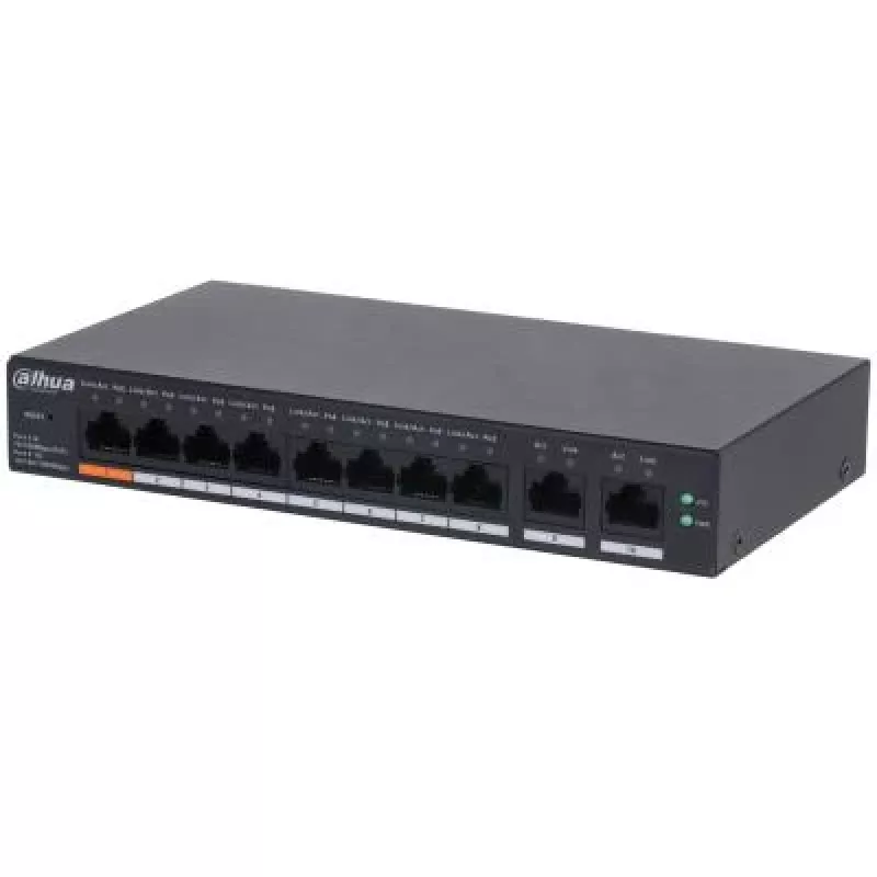 Dahua Technology DH-CS4010-8ET-60 przełącznik sieciowy zarządzalny L2 Fast Ethernet (10/100) Power over Ethernet (PoE) czarny