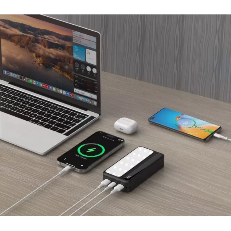 Przenośny powerbank P20 LCDPD LAMP 20000 mAh