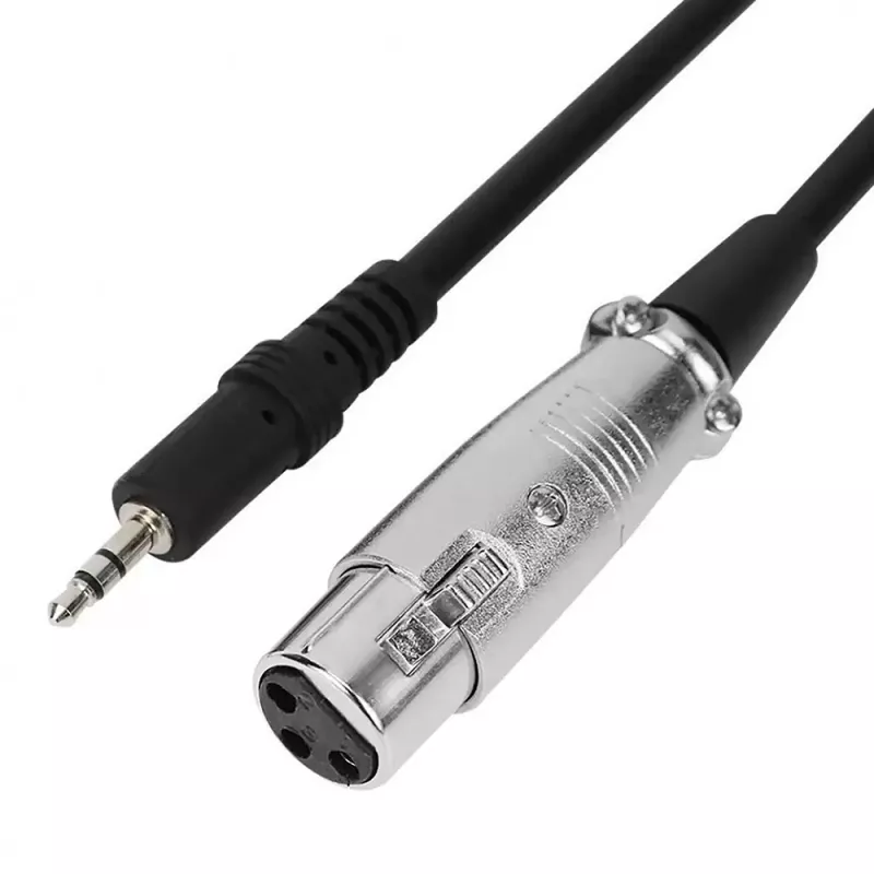 Przewodowy mikrofon PC MEDIA-TECH MT397K z wejściem XLR, statywem biurkowym, kablem 2,4 m, pasmem 20–20000 Hz, czułością -32 dB
