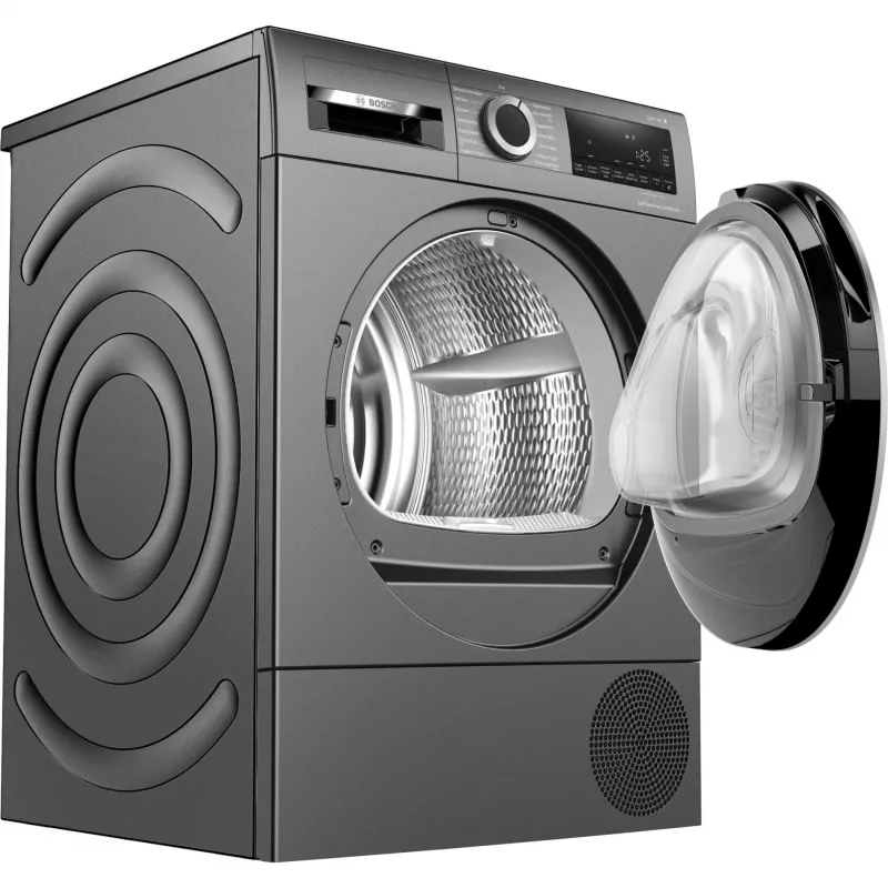 Bosch Serie 6 WQG2450R10 suszarka do ubrań Wolnostojąca Ładowanie od przodu 9 kg Czarny
