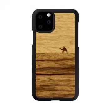 Etui na smartfona man and wood do iPhone 11 Pro — terra Czarny