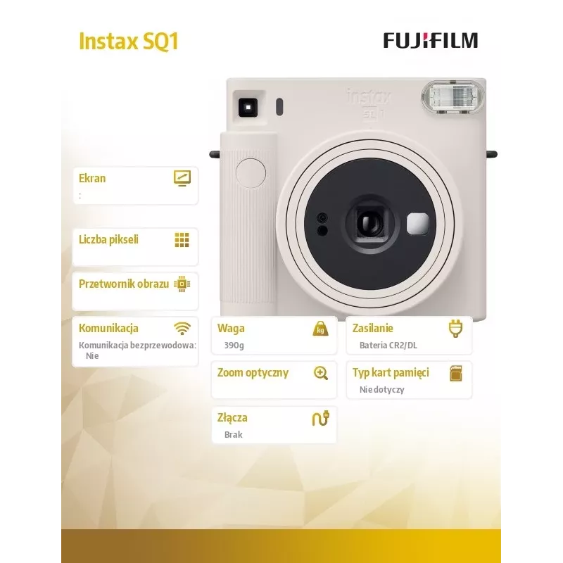 Fujifilm Instax Square SQ1 62 x 62 mm Biały