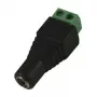 Synergy 21 S21-LED-000220 DC/2,1 x 4 mm czarny - zielone złącze przewodowe