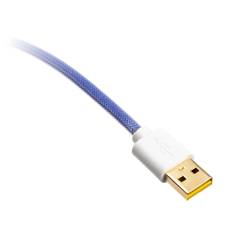 Ducky Premicord Afterglow Spiralny kabel, USB Type-C do Type-A - 1,8 m