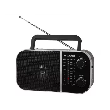 Przenośne radio analogowe BLOW RA6 AM/FM – zasilane bateriami odbiór AM i FM, gniazdo słuchawkowe