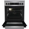 Gorenje GKS6C71XF Wolnostojąca kuchenka z piekarnikiem Srebrna