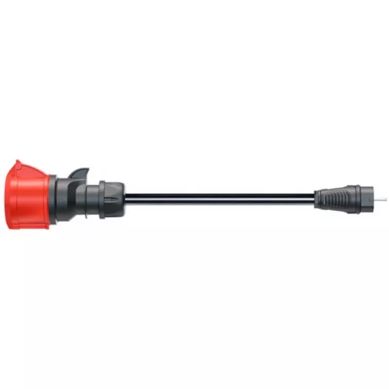 go-e Adapter do Gemini flex 22 kW, CEE czerwone gniazdo trójfazowe 32A > Gniazdo domowe (czarny, 30 cm)