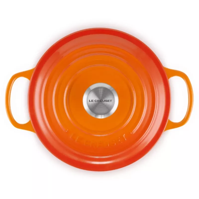 Le Creuset Signature Brytfanna okrągła 18 cm wulkaniczny