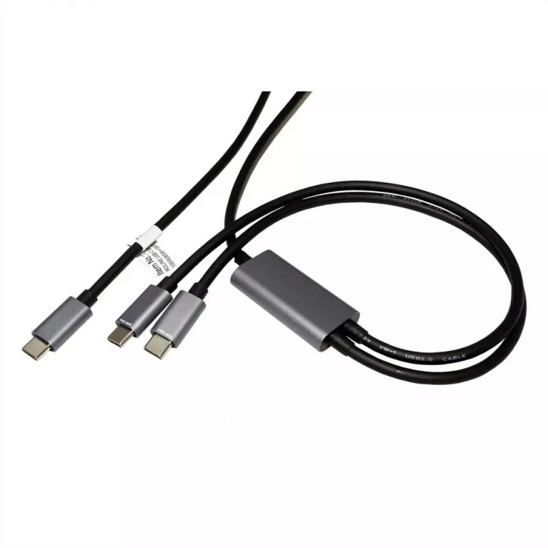 ROLINE - Kabel USB - 24-pin USB-C (M) na 24-pin USB-C (M) - USB 2.0 - 1,85 m - zasilanie USB (100 W) - Czarny (11.02.8308)