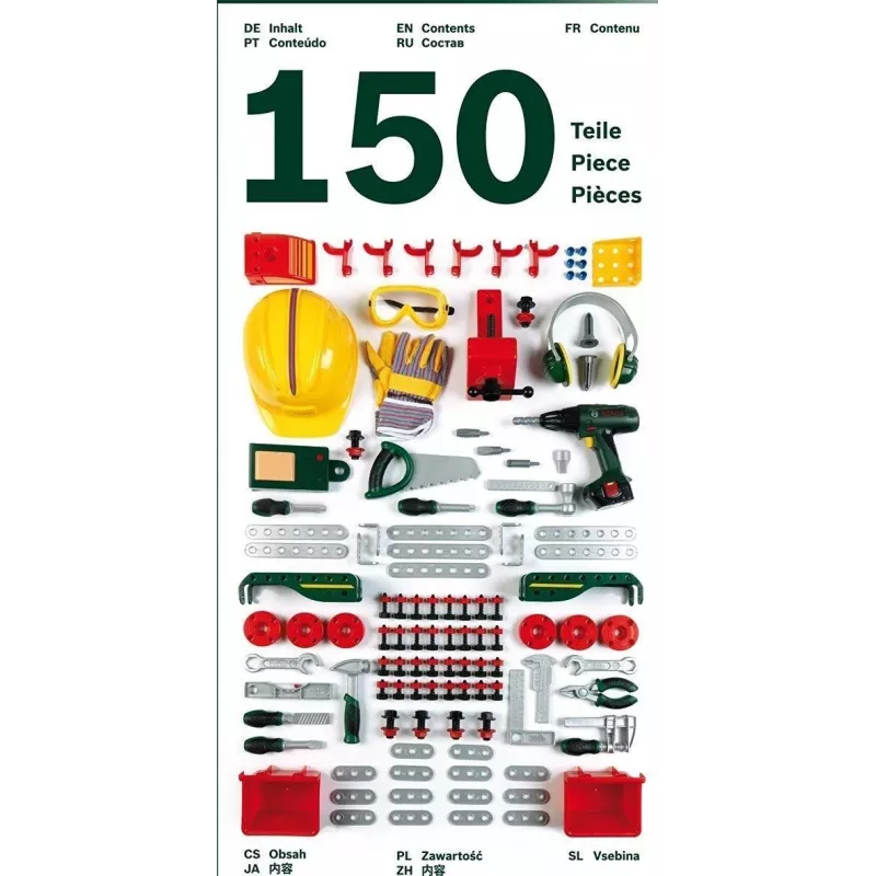Bosch Workbench No 1 150 elementów