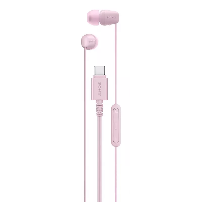 Sony IER-EX15C Zestaw słuchawkowy Przewodowy Douszny Rozmowy/Muzyka USB Type-C Różowy