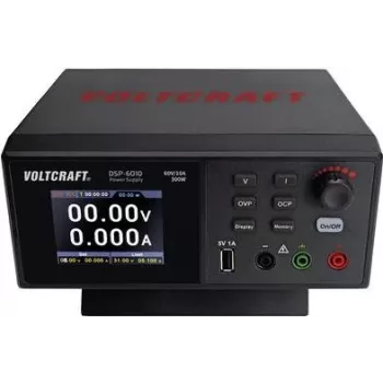 VOLTCRAFT DSP-6010 Laboratory zasilacz, adjustable 0 - 60 V 0 - 10 A 300 W USB Slave-Funktion Anzahl Outputs 1 x (VC-12230435)