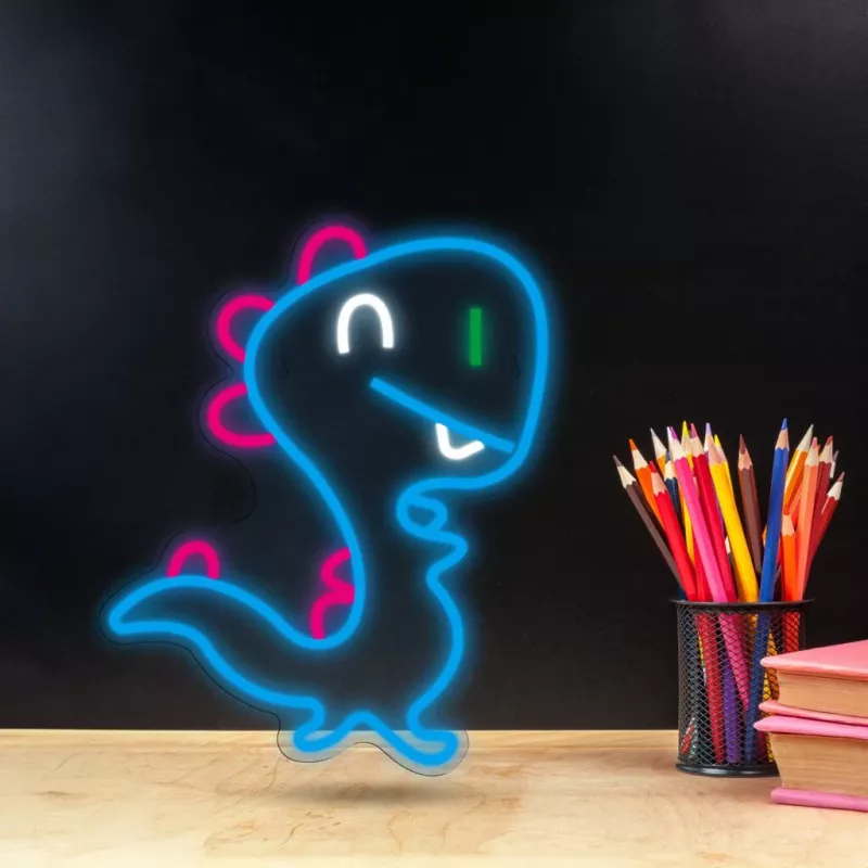 Dekoracyjne światło neonowe MANTA SNL56MT Styl dinozaura — MANTA SNL56MT