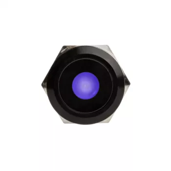 Przełącznik/Przycisk Wandaloodporny DimasTech 19mm Czarnyline Dot RGB PD218