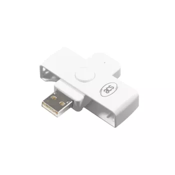 ACS ACR39U-N1 - Wewnętrzny - Biały - ISO 7816 Części 1-3 - Klasa A - B - C (5 V - 3 V - 1,8 V) - USB 2.0 - T=0, T=1, Obsługa kart pamięci - Android - iOS (ACR39U-N1)