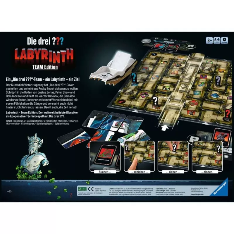 Die drei Labyrinth - Team Edition, gra planszowa