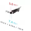 Zasilacz Akyga AK-ND-57 do laptopów 19,5 V 130 W 6,7 A, wejście 100–250 V, wewnętrzny, czarny