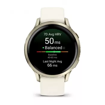 Smartwatch GARMIN Venu 4, koperta 41 mm w kolorze złotym, 1,2 cala AMOLED 390×390, GPS, Wi‑Fi, 5 ATM, bateria do 10 dni